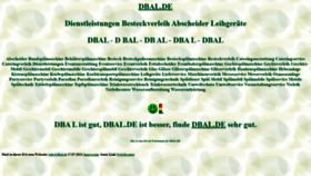 What Dbal.de website looks like in 2024 