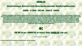 What Dbbb.de website looked like in 2024 (1 year ago)