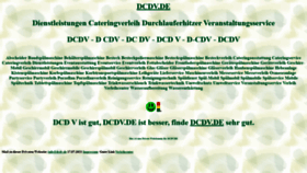 What Dcdv.de website looked like in 2024 (1 year ago)