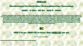 What Ddho.de website looks like in 2024 