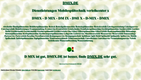 What Dmix.de website looks like in 2024 