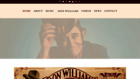 What Don-williams.com website looks like in 2024 