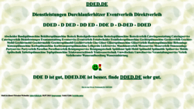 What Dded.de website looked like in 2024 (1 year ago)