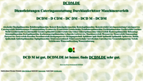 What Dcdm.de website looks like in 2024 