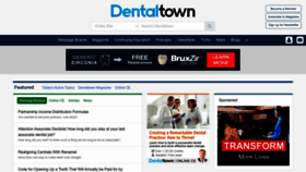 What Dentaltown.com website looks like in 2024 