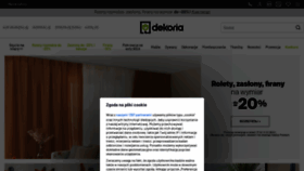 What Dekoria.pl website looks like in 2024 