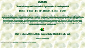What Dgsc.de website looks like in 2024 