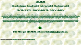 What Dbcm.de website looks like in 2024 