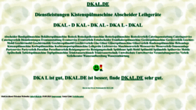 What Dkal.de website looks like in 2024 
