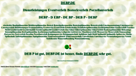 What Debp.de website looks like in 2024 