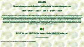 What Disv.de website looks like in 2024 