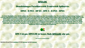 What Dpes.de website looks like in 2024 