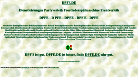 What Dpfe.de website looks like in 2024 