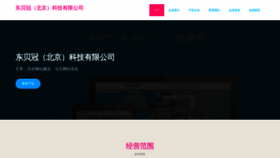 What Dongbeiguan.com website looks like in 2024 