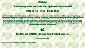 What Disb.de website looked like in 2024 (1 year ago)