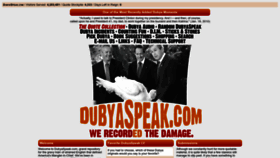 What Dubyaspeak.com website looks like in 2024 