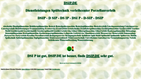 What Dsip.de website looks like in 2024 