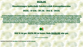 What Dszk.de website looks like in 2024 