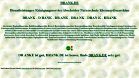 What Drank.de website looks like in 2024 