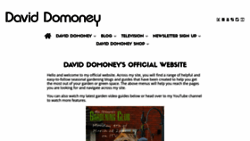 What Daviddomoney.com website looks like in 2024 