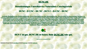 What Dunc.de website looked like in 2024 (2 years ago)