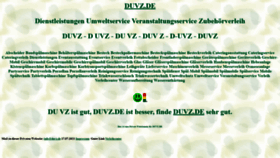 What Duvz.de website looks like in 2024 