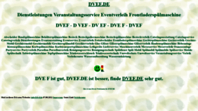 What Dvef.de website looks like in 2024 
