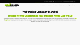 What Dubaimonsters.com website looks like in 2024 