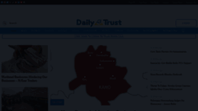 What Dailytrust.com website looks like in 2024 