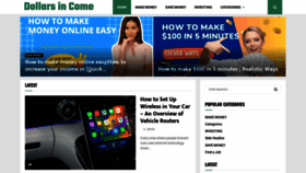 What Dollarsincome.com website looks like in 2024 