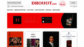 What Drouot.com website looks like in 2024 