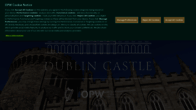 What Dublincastle.ie website looks like in 2024 