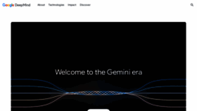 What Deepmind.com website looks like in 2024 