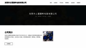 What Dgyuntong.cn website looks like in 2024 