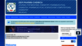 What Derpharmachemica.com website looks like in 2024 