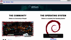 What Debian.net website looks like in 2024 