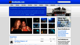 What Divebuddy.com website looks like in 2024 