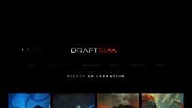 What Draftsim.com website looks like in 2024 