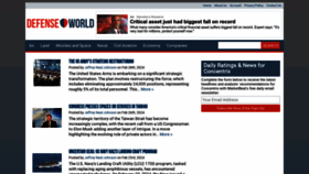 What Defenseworld.net website looks like in 2024 