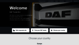 What Daf.com website looks like in 2024 