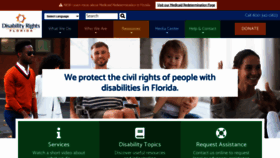 What Disabilityrightsflorida.org website looks like in 2024 