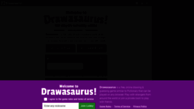 What Drawasaurus.org website looks like in 2024 