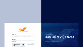 What Donhangbeta.vnpost.vn website looks like in 2024 