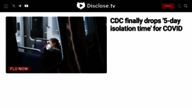 What Disclose.tv website looks like in 2024 