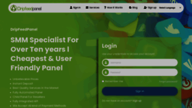 What Dripfeedpanel.com website looks like in 2024 