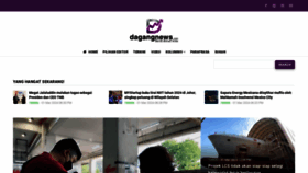 What Dagangnews.com website looks like in 2024 