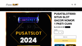 What Daftarpusatslot.com website looks like in 2024 