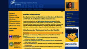 What Diabsite.de website looks like in 2024 