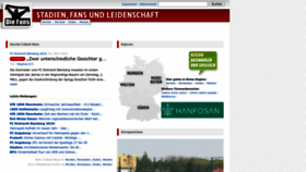What Die-fans.de website looks like in 2024 