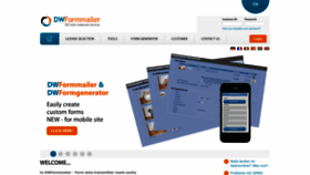 What Dw-formmailer.de website looks like in 2024 